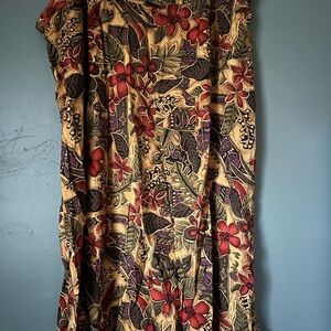 Bentley Fall Pattern Maxi Skirt